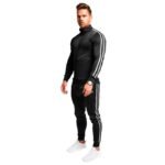 Slim sports running sports striped pants