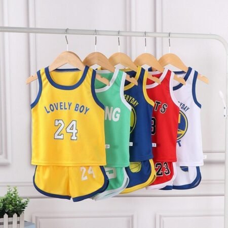 Summer Basketball Suit for Kids - Vest and Shorts Set