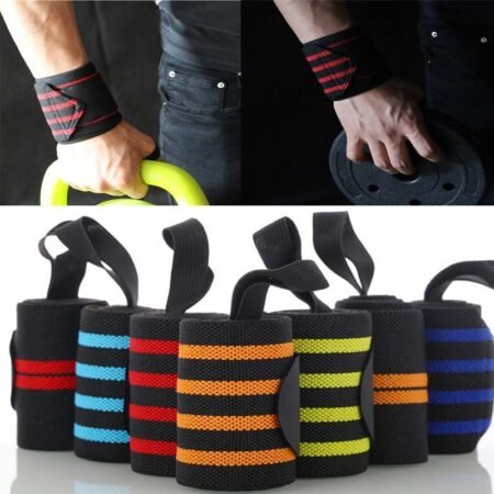 Weightlifting Gloves with Bar Grip, Barbell Straps & Cotton Wrap for Hand Protection