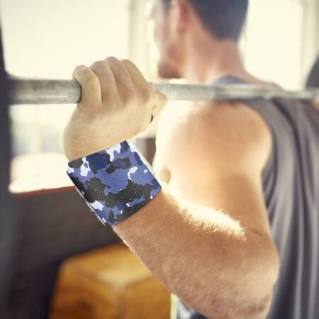 Adjustable Fitness Wrist Wraps: Breathable Bandages for Weightlifting & Powerlifting (2 PCS)
