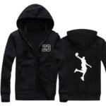 Men's Basketball Hoodie - Hip Hop Style with 23 Print