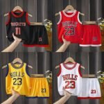 Boys Basketball Two-Piece Outfit - Summer Casual Sports Wear