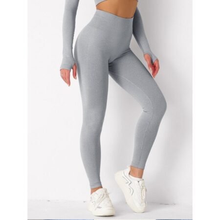 Seamless High Waist Sports Leggings for Women: Sexy Activewear for Yoga, Fitness, and Running