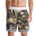 Men's Camo Mesh Shorts for Sports Training