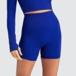 Seamless High-Waist Yoga Shorts: Butt Scrunch and Fitness for Women's Gym and Running