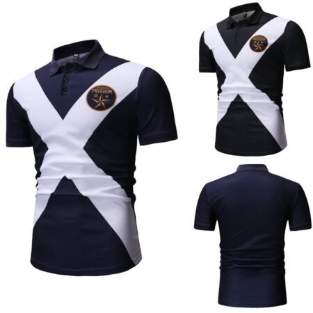 Men's Printed Casual Fashion Polo Shirt