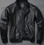 Custom Men’s Genuine Leather Bomber Jacket