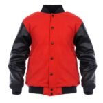 Custom Men's Wool & Leather Varsity Letterman Jacket